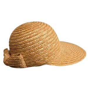 Elegant Tan Straw Hat for Women
